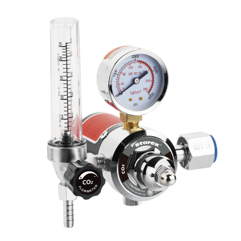 CO2 เครื่องควบคุมเครื่องทำความร้อน Flowmeter CRF521