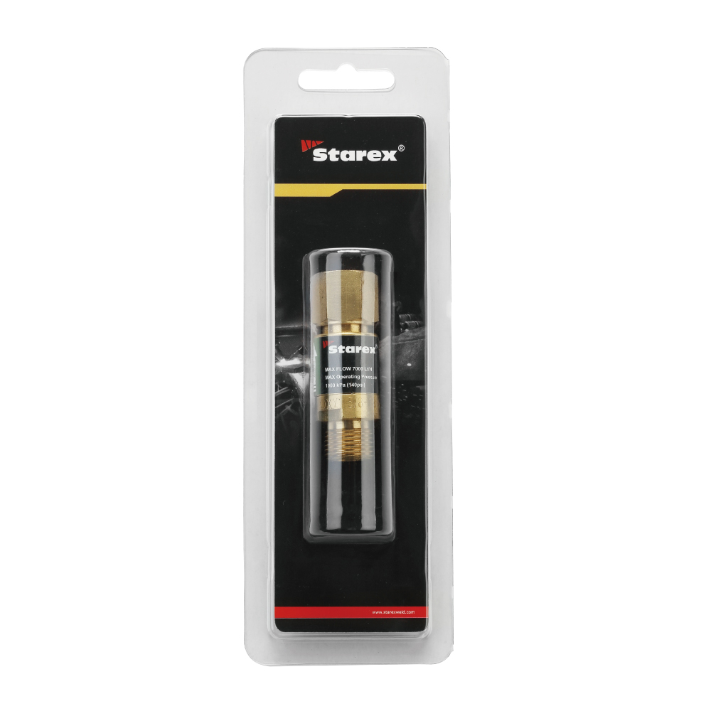 166 Series ไฟฉาย/ตัวควบคุม Flashback Arrestor Solid Nut