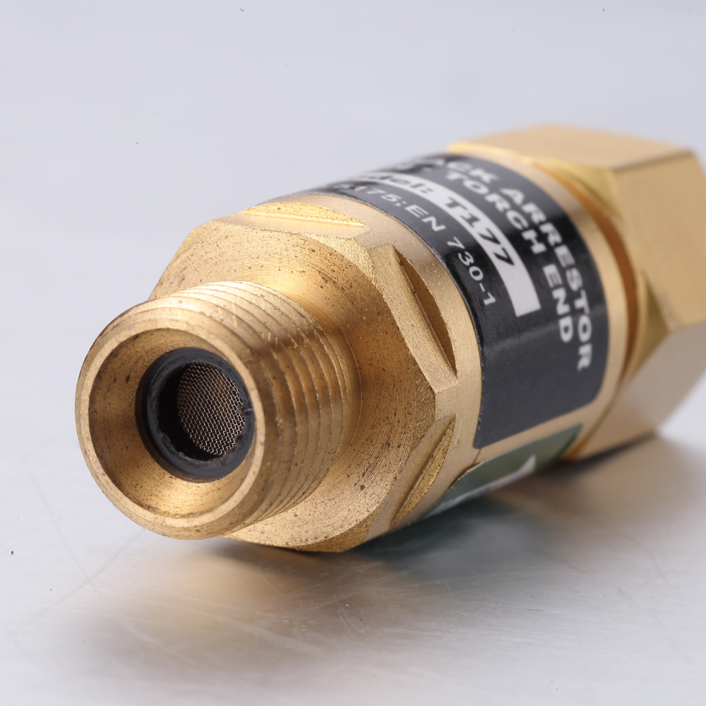 166 Series ไฟฉาย/ตัวควบคุม Flashback Arrestor Solid Nut