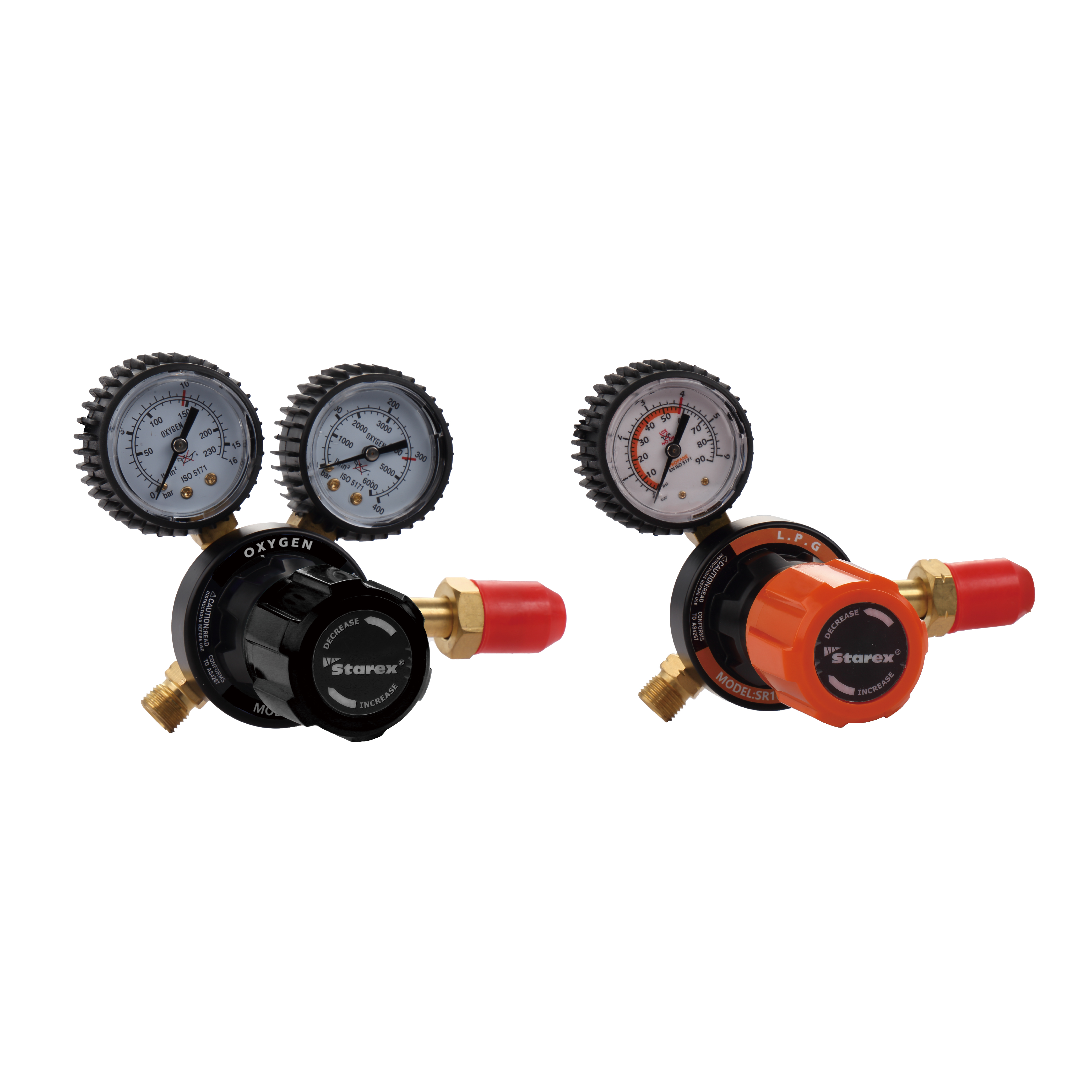 ชุดแก๊ส OXYGEN/LPG คุณภาพระดับพรีเมียม CW*Star CGCW-24TB